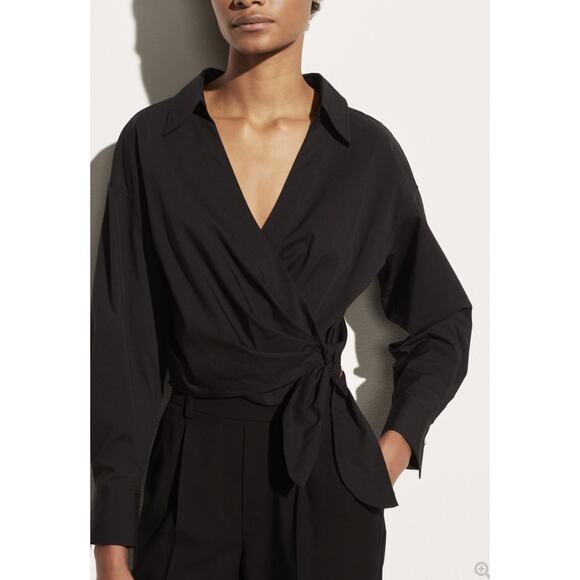 Vince Tops - NWT Vince Slim Fitted Wrap Shirt